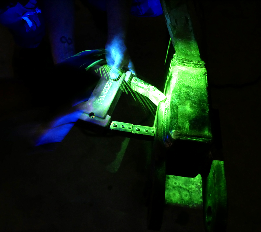 oilfield magnetic particle testing